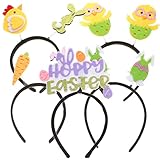 Amosfun 5 Stücke Ostern Stirnband Set Cartoon Huhn Karotte Hase Kaninchen Stirnbänder...