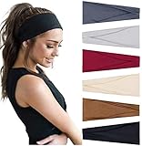 Haarband Damen Gestrickt Stirnband Elastisch Sport Yoga Haarbänder Damen Haarreifen Breit...