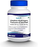 Verem Cholin Wasserstoff Tartrat 250mg & Inositol 250 Mg - 60 Kapseln |...