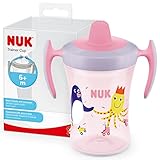 NUK Trainer Cup Trinklernbecher | auslaufsicherer Becher mit weichem...