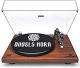 ANGELS HORN Plattenspieler, Schallplattenspieler Vinyl Plattenspieler Bluetooth,...