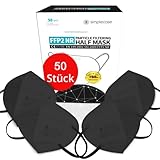 Simplecase 50 Stück FFP2 Maske, Zertifiziert von offiziell benannter Stelle 0598,...