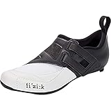 fizik Powerstrap R4, Triathlonschuhe, Unisex, Erwachsene, Weiß/Schwarz, 43