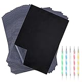 MXTIMWAN 100 Blatt Pauspapier A4 Abpauspapier Kohlepapier Durchschlagpapier Pausch Papier...