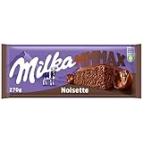 Milka Noisette 1 x 270g I Großtafel I Alpenmilch-Schokolade I mit cremiger...