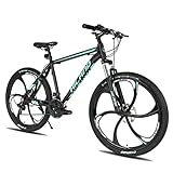 Hiland 26 Zoll Mountainbike MTB mit Aluminiumrahmen Scheibenbremse Federgabel 6...