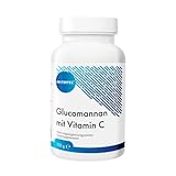 Nutritec Glucomannan mit Vitamin C 120 Kapseln, aus Konjakwurzel gewonnen,...