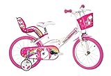 Dino Bikes 164R-UN Kinderfahrrad Einhorn, 16 Zoll Fahrrad mit Stützrädern, Schutzblech,...