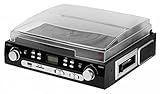 Technaxx Platten-Kassettendigitalisierer mit Stereo-Radio TX-22, LP Player,...