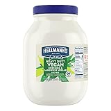 Hellmann's Robustes, veganes Mayonnaise-Glas, cremige Mayo auf Pflanzenbasis, Gewürze...