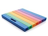NMC Mehrzweckkissen Kniekissen Sitzkissen Comfy® PAD in den Regenbogenfarben