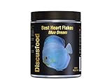 Best Heart Flakes Blue Dream Premium Fischfutter, Flockenfutter, Rinderprotein...