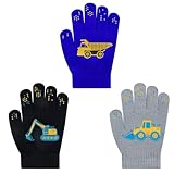 3 Paar Kinder Strick handschuhe Winter Kleinkind Warme Handschuhe für Mädchen Jungen...