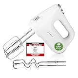 EMERIO elektrischer Handmixer Handrührer Mixer Handrührgerät mit 250 Watt 6...