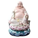 Sammelfigur, Keramik, großer Bauch, lachender Buddha, Maitreya-Buddha-Ornament, Haushalt,...