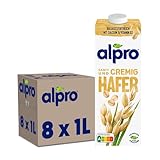 Alpro Haferdrink – Vegan und milchfrei – Von Natur aus laktosefrei und...