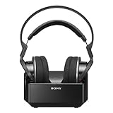 Sony MDR-RF855RK Traditionelles digitales UHF-Headset, schwarz, uni