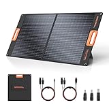 GRECELL 100W Tragbares Solarpanel für Powerstation Generator, 20V Faltbares...