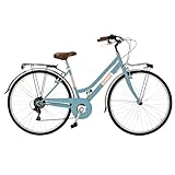 Airbici Damenfahrrad Citybike 28 Zoll | Fahrrad Damen Retro Cityräder City Bike 6-Gang,...