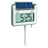 TFA Dostmann Avenue digitales Solar-Gartenthermometer, 30.2026, mit Lichtsensor,...