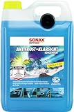 SONAX AntiFrost+KlarSicht Konzentrat (5 Liter) Scheibenwaschanlagen-Frostschutz sorgt für...