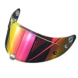 Helmvisier Motorrad, Motorrad Helm Visier Windschutz UV-Schutz Ersatz Visier Anti-Fog für...