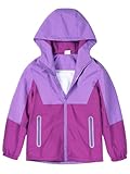 LAUSONS Kinder Regenjacke Wasserdicht Mädchen Softshelljacke Outdoorjacke...