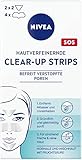 NIVEA hautverfeinernde Clear-Up Strips (6 Stück), Reinigungs-Strips für das Gesicht mit...