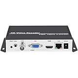 URayTech H.265 H.264 IP Video Decoder HDMI VGA CVBS Video Audio Streaming...