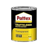 Pattex Kraftkleber Transparent, extrem starker Kleber für höchste Festigkeit,...