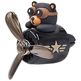 Bear Pilot Retro Flugzeug Auto Lufterfrischer Personalisierte Luftauslass Vent Zubehör...