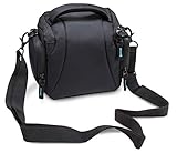 Bodyguard DSLM Foto/Kamera Tasche System L mit Zubehörfächern und Tragegurt - schwarz -...