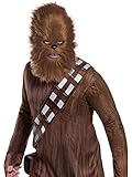 Rubie's Star Wars Chewbacca Maske für Erwachsene, Mehrfarbig, Einheitsgre