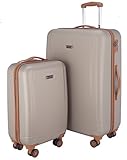 HAUPTSTADTKOFFER Wannsee - 2er Trolley-Set Rollkoffer Reisekoffer, TSA, S und L...