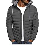 UHouse Winterjacke Herren Daunenjacke mit Kapuze Warm Jacke Blitzangebote...