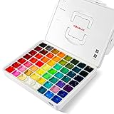 HIMI Gouache-Farben-Set, 56 Farben x 30 ml mit tragbarer Tragetasche,...