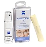 ZEISS AntiBESCHLAG Set (Spray 15ml + Tuch), effektiver Schutz vor beschlagenden...