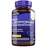 L-Tryptophan 500mg Hochdosiert - 270 Vegane Tabletten - Aus Pflanzlicher Fermentation -...