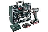 Metabo Akku-Schlagbohrmaschine SB 18 L Set 18 V- inkl. 2 CAS Li-Ion Akkupacks (18V/2Ah);...