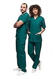 Mazalat, Unisex medizinische uniform Set mit Kasack und Hose, Medical...