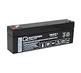 Q-Batteries 12LS-2.1 12V 2,1Ah Blei-Vlies Akku AGM VRLA VRLA mit VDs