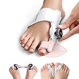 Tech Love Hallux Valgus Korrektur Set, Verstellbarer Knopf Schienen [1x],...