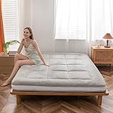 MAXYOYO Japanische Bett Futon-Matratze volle Größe, Boden Futonbett Faltbare Matratze...