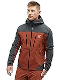 RevolutionRace Silence Proshell Jacket, Herrenjacke, belüftete und wasserdichte Jacke...