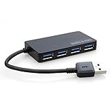 Eighosee USB 3.0 Hub 4 Port High Speed Slim Compact Expansion Splitter