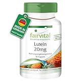 Fairvital | Lutein 20mg + Zeaxanthin - 90 Kapseln - Hochdosiert &...