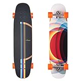 Loaded Boards Chinchiller Longboard Skateboard komplett (Love Handles 80a Wheels, Paris...