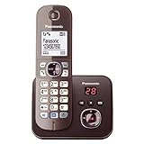 Panasonic KX-TG6821GA DECT Schnurlostelefon mit Anrufbeantworter (strahlungsarm,...