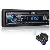 RDS Autoradio Bluetooth für 9-24V, FM/AM 1Din Autoradio mit Bluetooth...