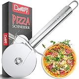 Scharfer Pizzaschneider Deutsche Marke - Pizzaroller spülmaschinenfest, leicht zu...